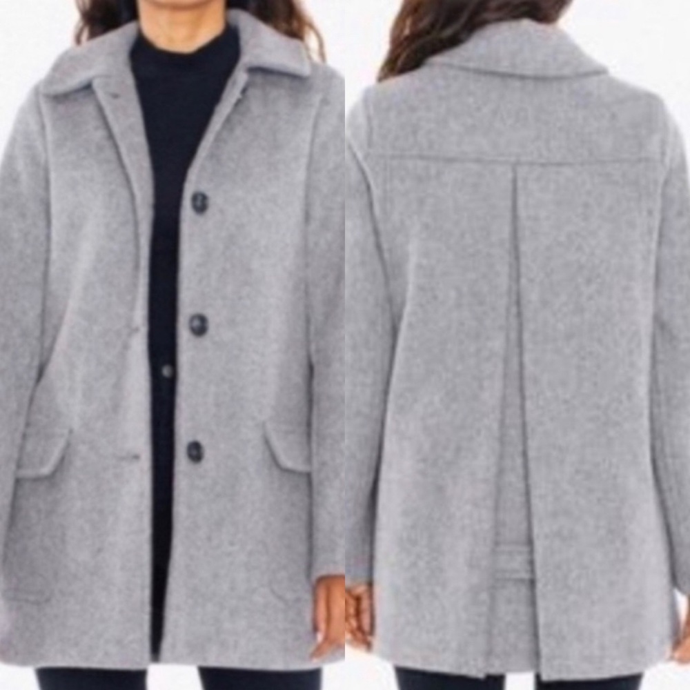 American Apparel NWOT Wool Rich Oversized Pea Coat